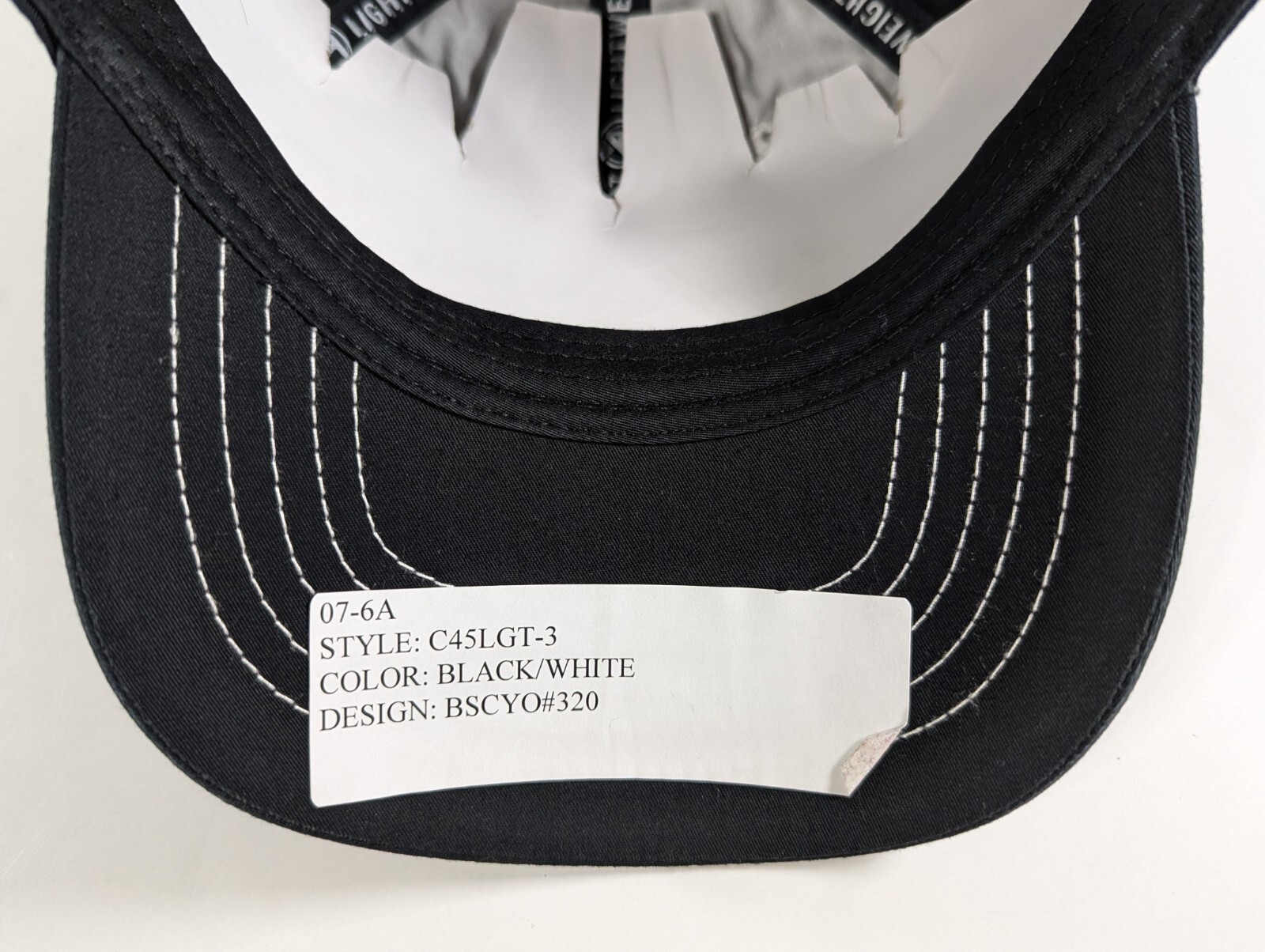 Ahead The Phoenician Hat Cap Strapback Black Golf Classic Fit Lightweight