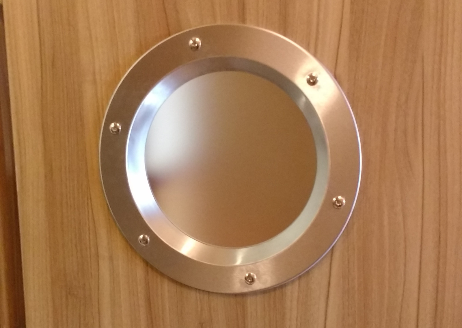 PORTHOLE BULL'S EYE FOR DOORS phi 350 mm