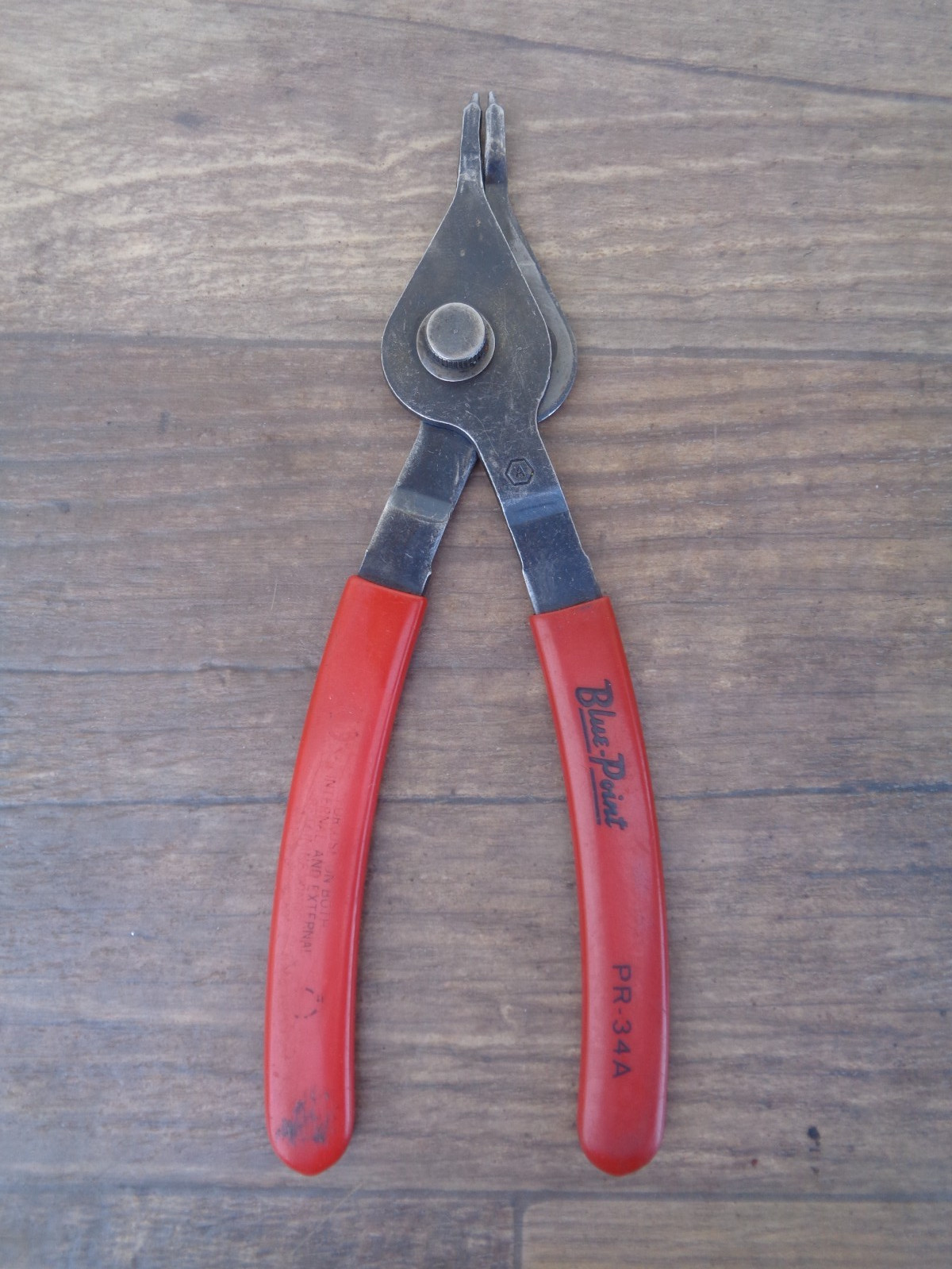 Blue Point Tools PR34A Straight Nose Internal External Snap Ring Pliers