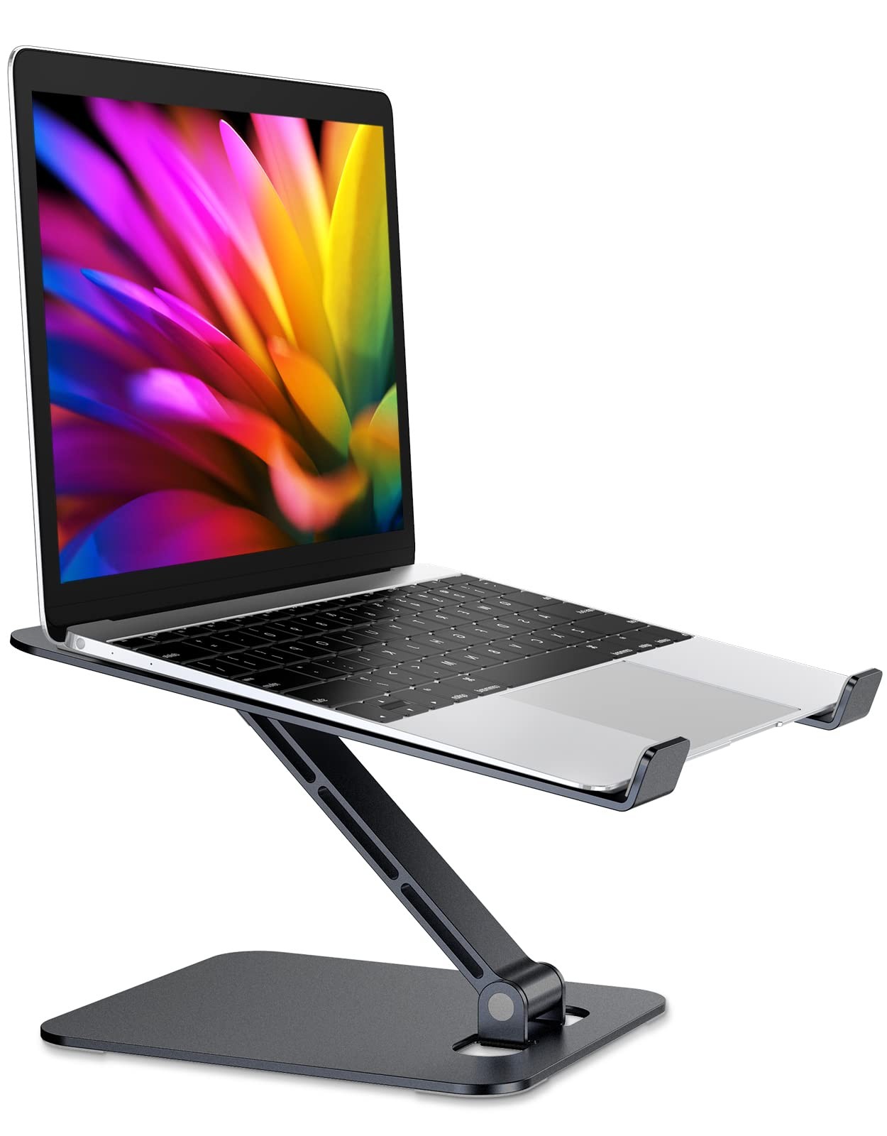 New Best RIWUCT Foldable Aluminum Alloy Laptop Stand for Desk, Height Adjustable