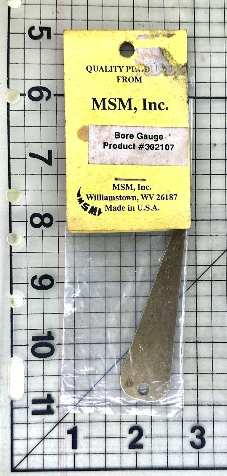 Brass Bore Gauge Measuring Caliber & Bore• Mountain State Muzzleloading WV