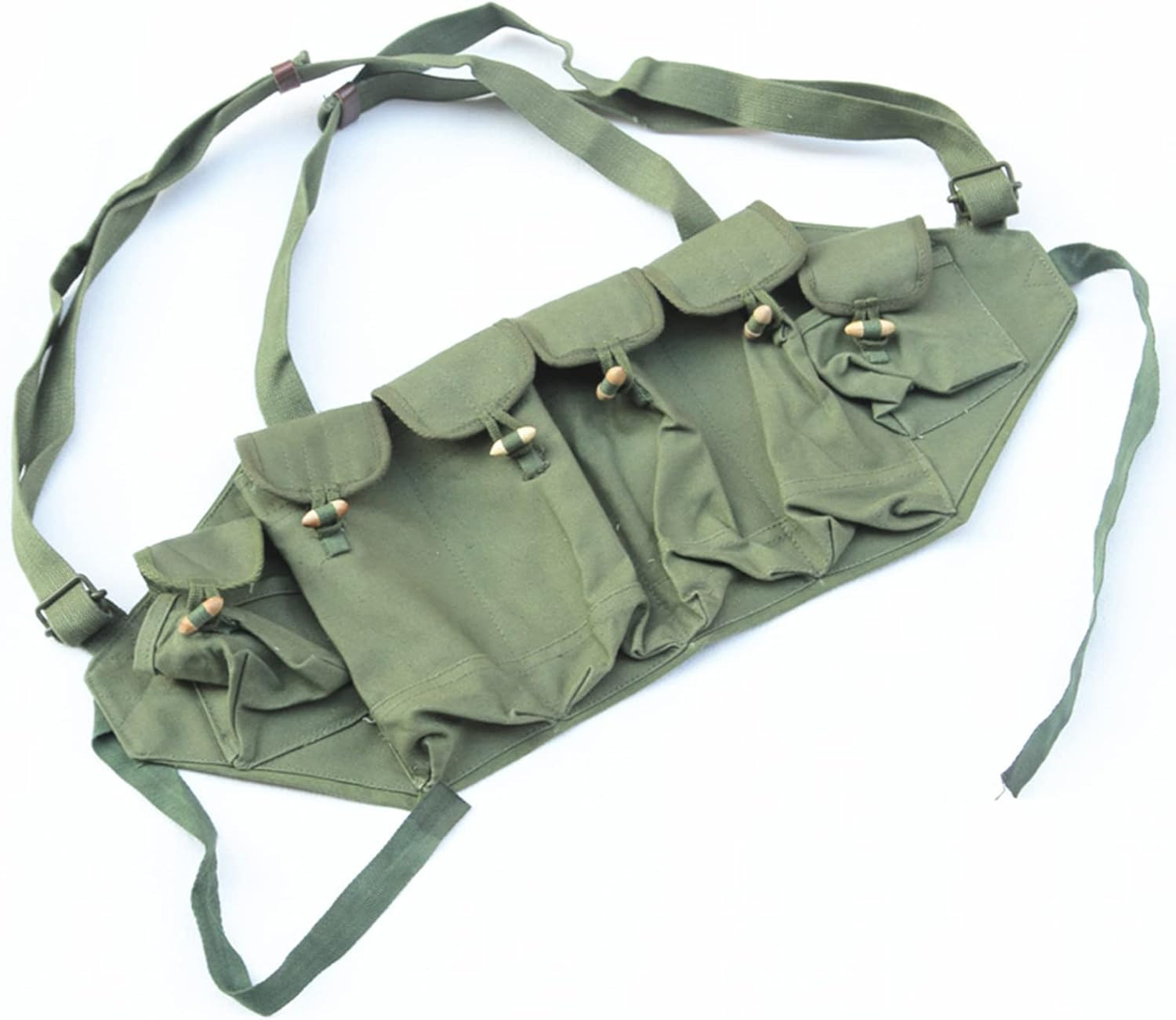M313 Norico Chicom Type81 7.62 * 39Mm AK Tactical Chest Rig Ammo Bandolier 6 Pou