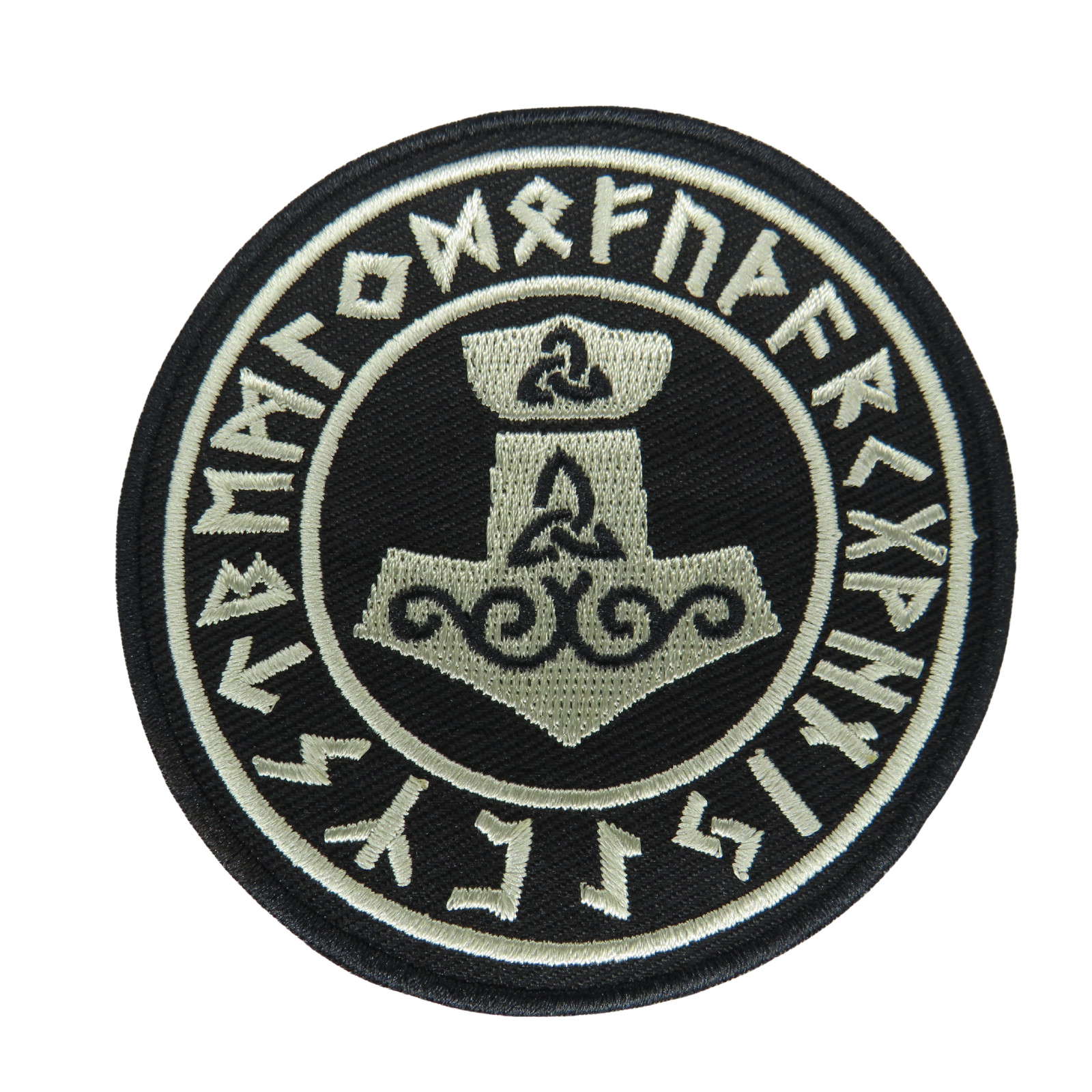 Patch Mjolnir Viking patch iron on patch biker punk patch iron on