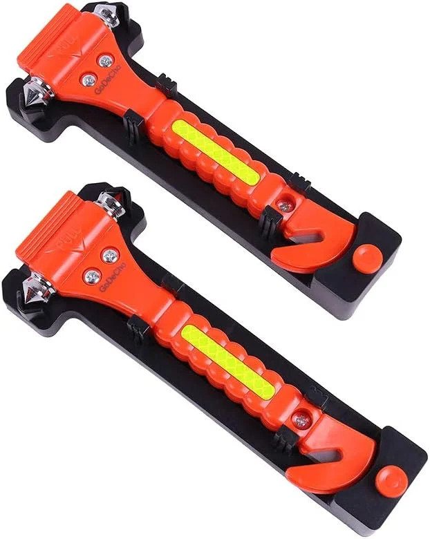 Emergency Seat Belt Cutter & Window Breaker Tool – 2 Pack Car Safety