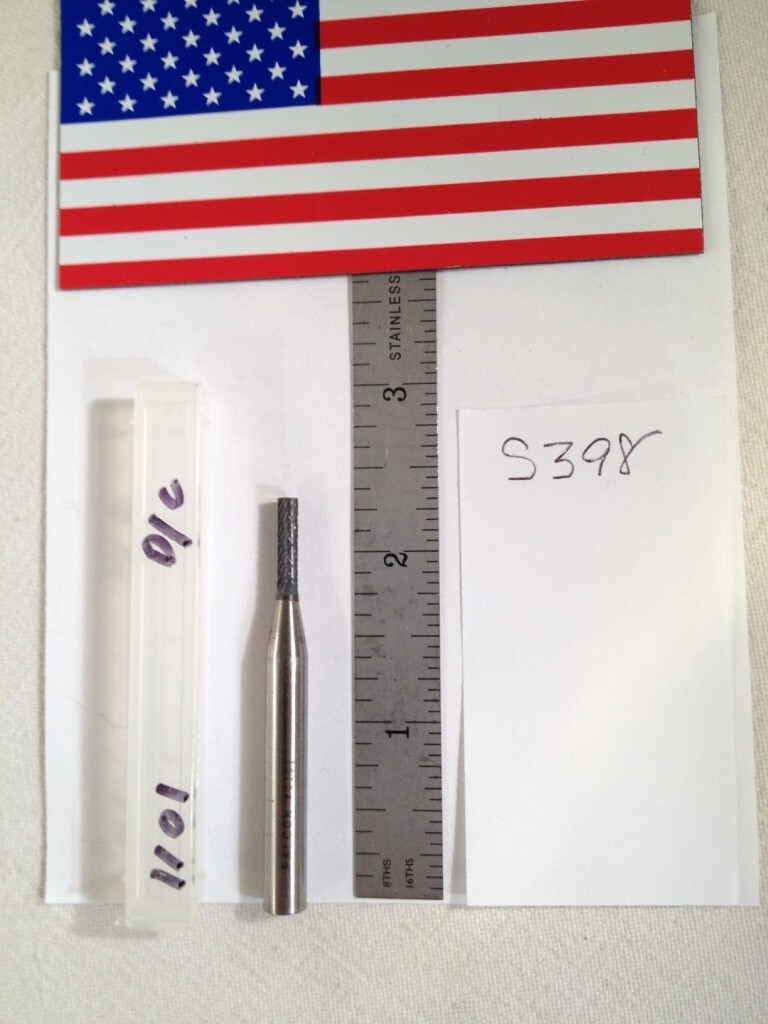 1 NEW FALCON / SGS 1/4" SHANK CARBIDE BURR. SA-11 DOUBLE CUT.  USA MADE (S398)