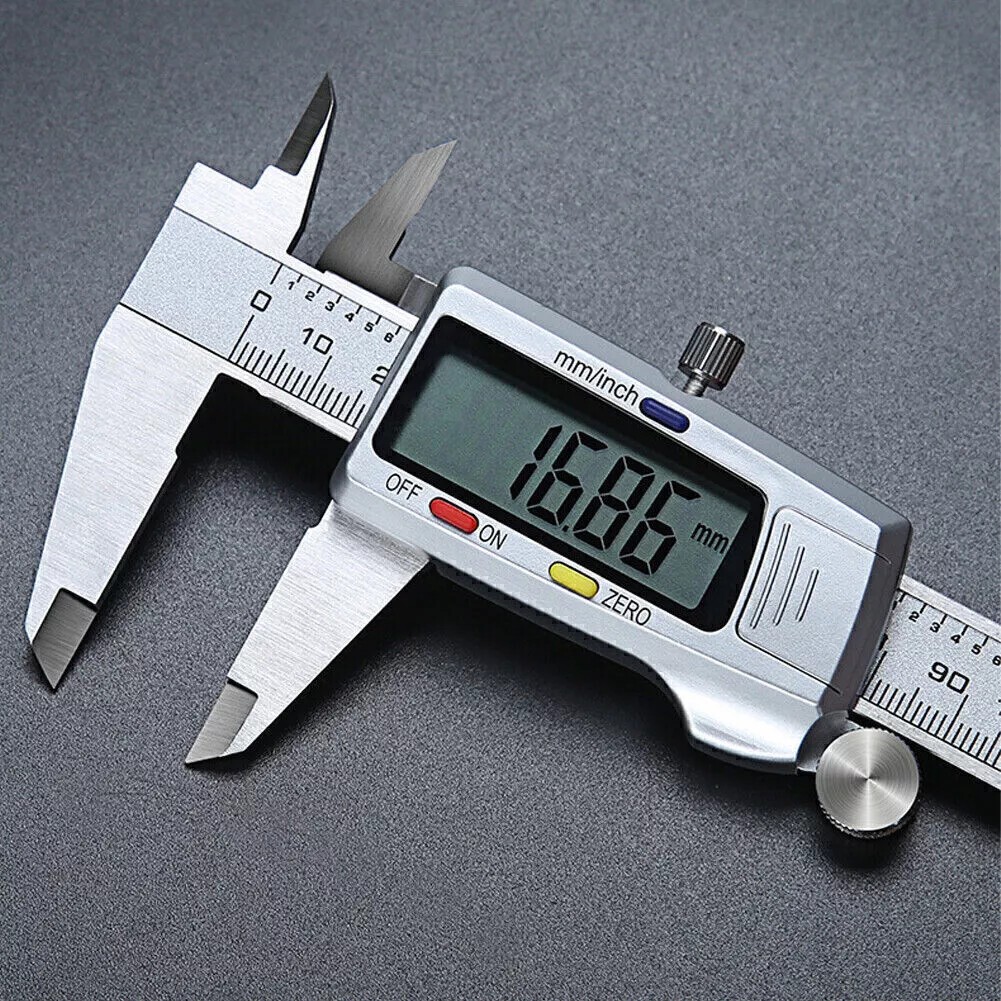 6" 150mm Digital Caliper Micrometer LCD Gauge Vernier Electronic Measuring Tool