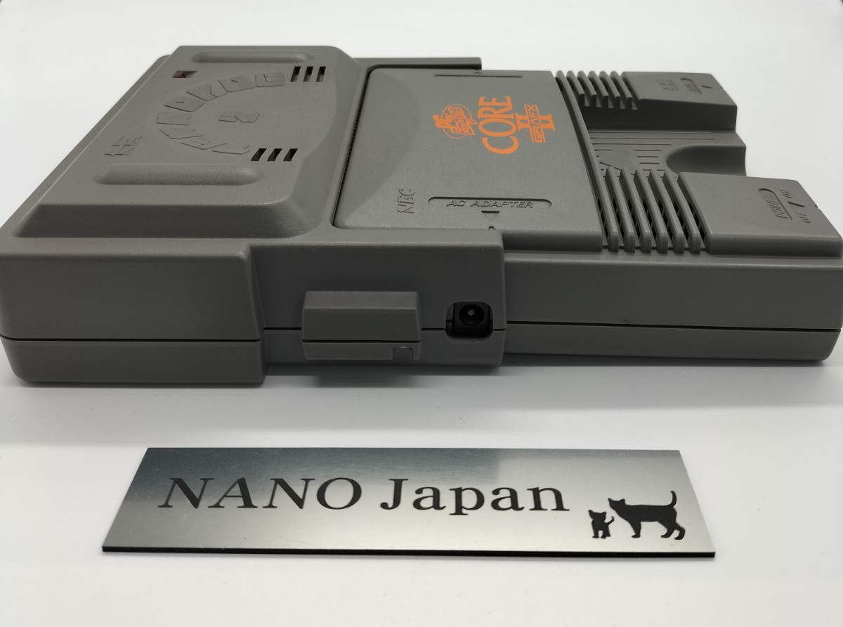 NEC PC Engine Coregrafx Ⅱ Console PI-TG7 Working Japan Used