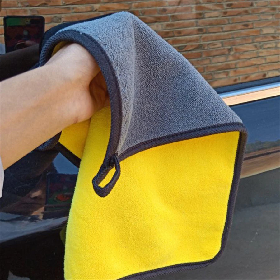 Microfiber Car Cleaning Towel Soft Thick Drying Cloth 1/2/6Pcs
