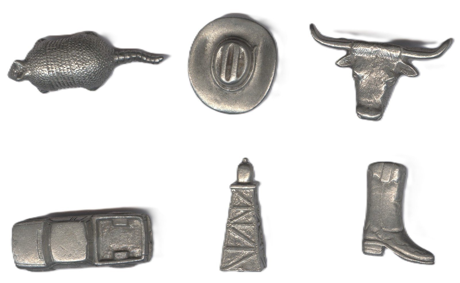 1999 Monopoly Texas Edition Replacement Game Parts/Pieces  - You Pick