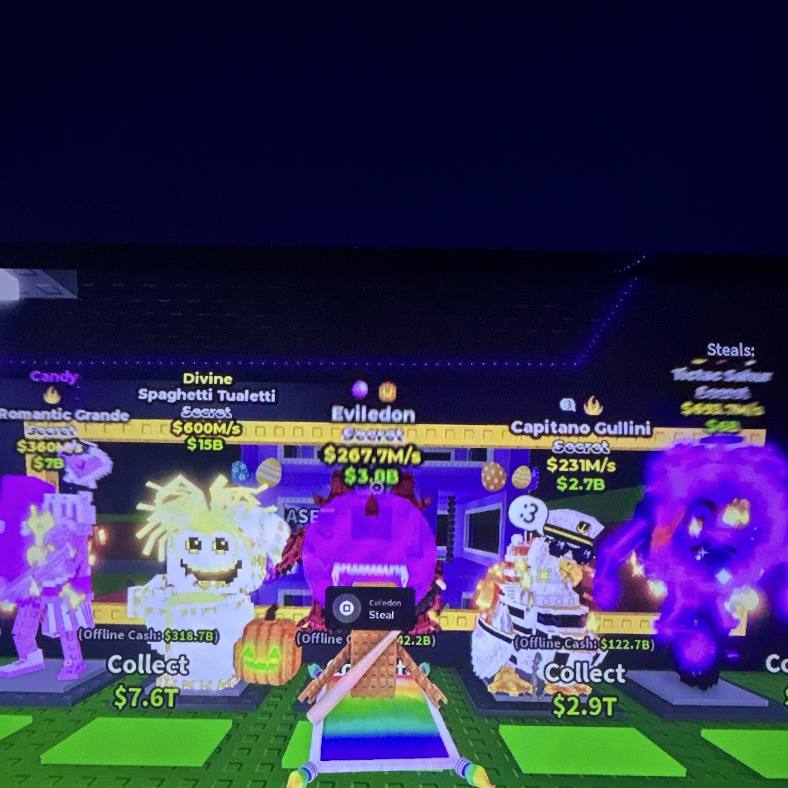 Steal a brainrot Eviledon 267mil