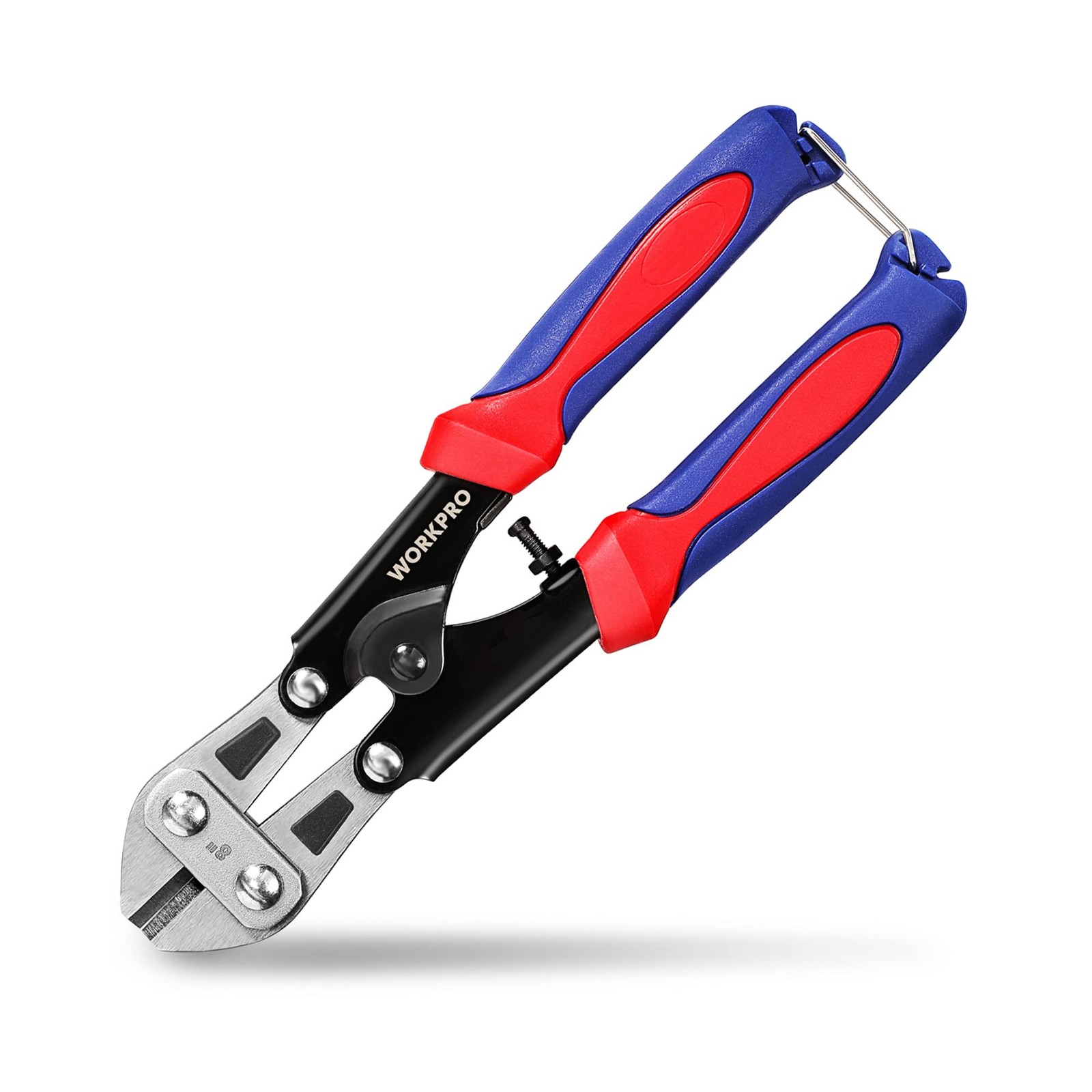WORKPRO Mini Bolt Cutter 8-inch, Spring Loaded 8-inch/210mm, Multi-color