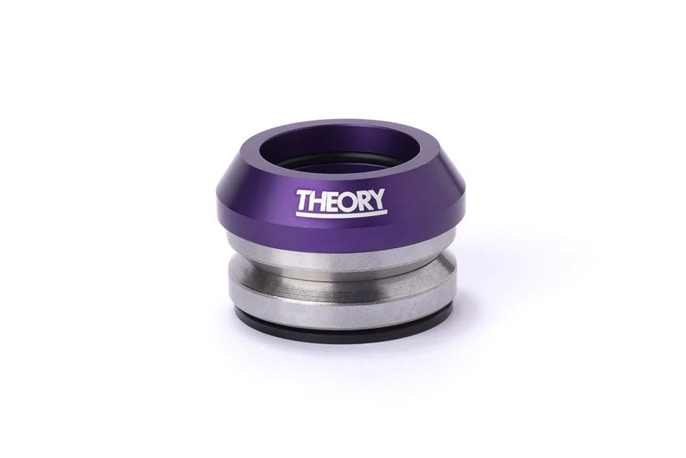 THEORY INTEGRATED BMX HEADSET - 1-1/8" BICYCLE HEADSET - PURPLE