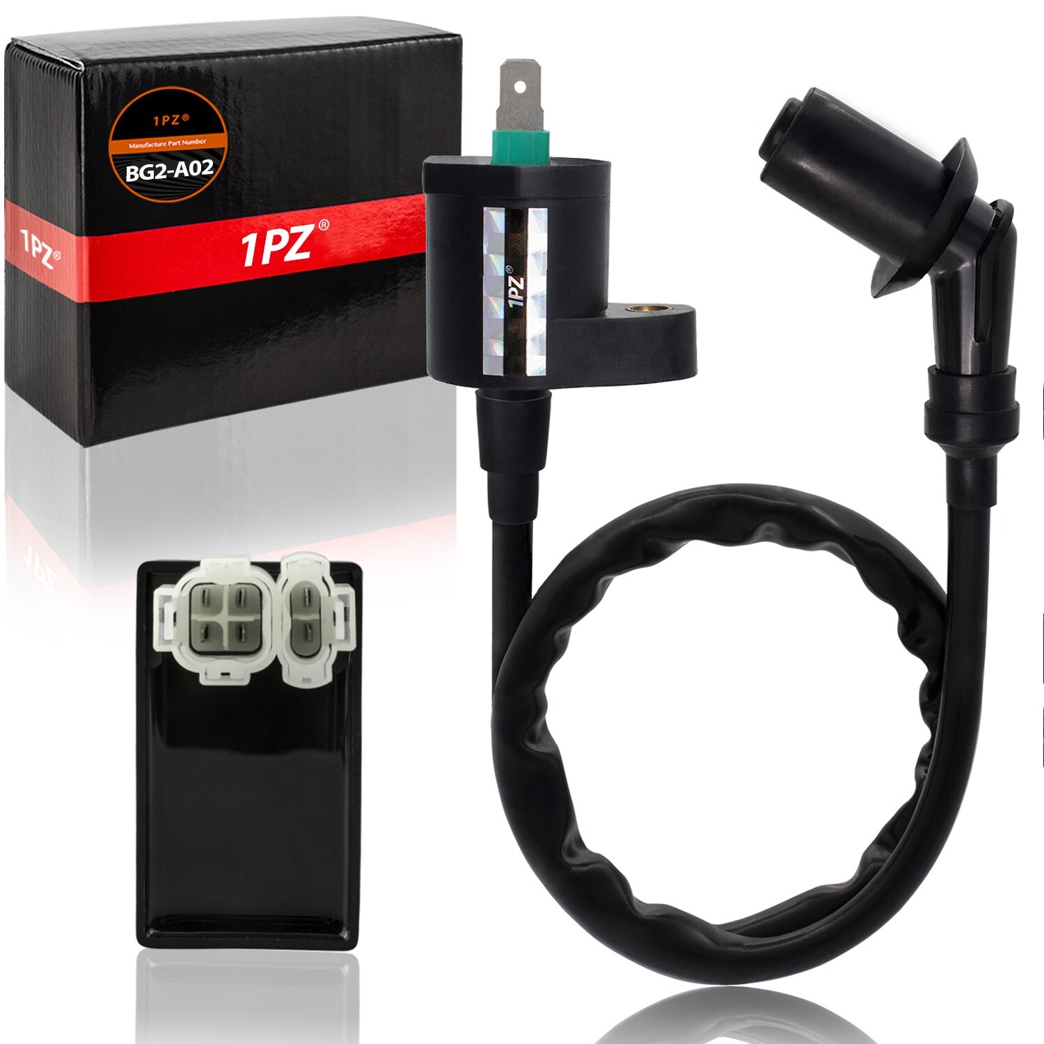 For TRX 350 CDI Box & Ignition Coil For 2000-2006 Honda Rancher350 FE FM TE TM