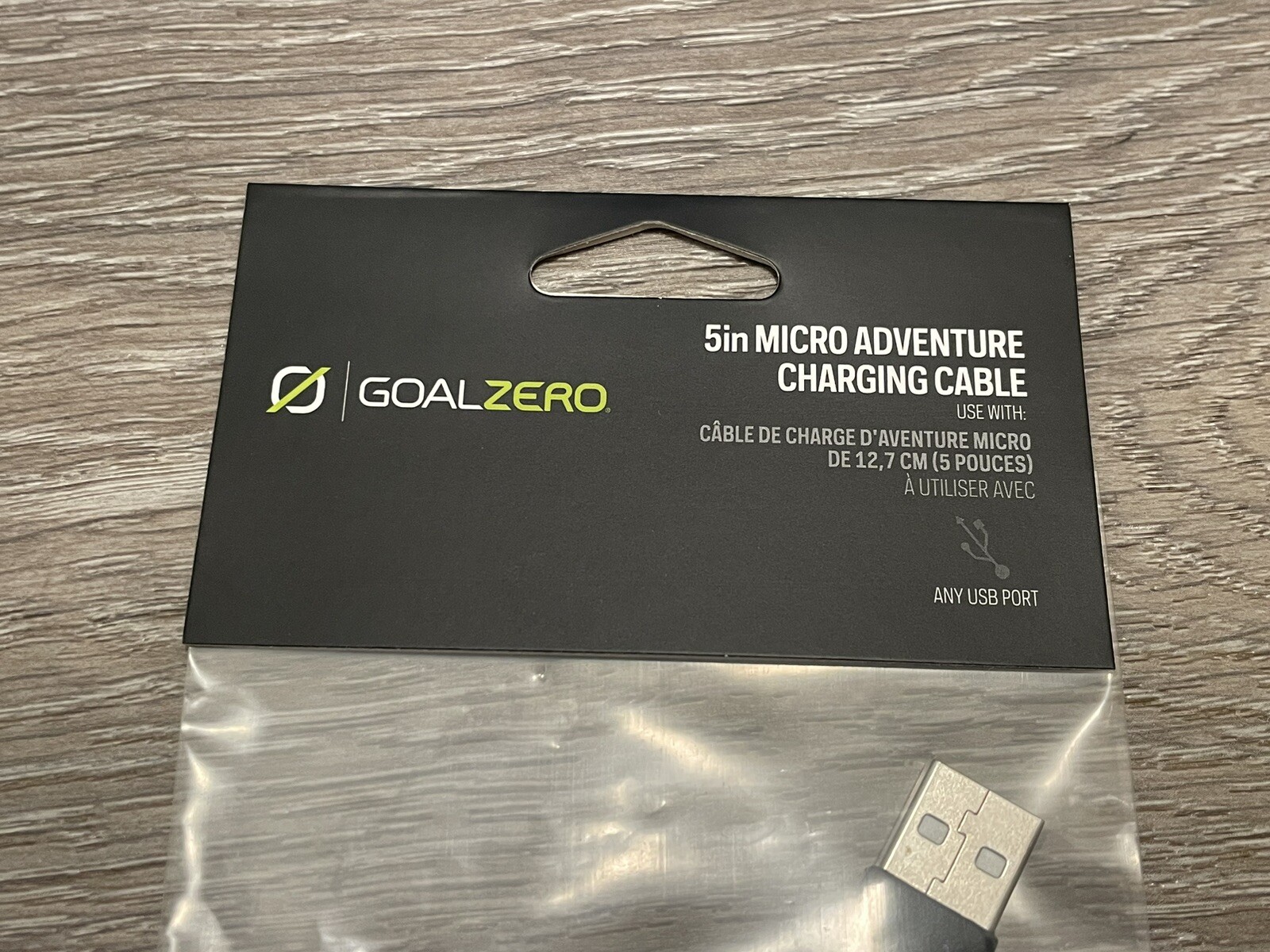 Goal Zero Adventure 5” Micro USB Charging Cable (Yeti/Sherpa) Solar Battery