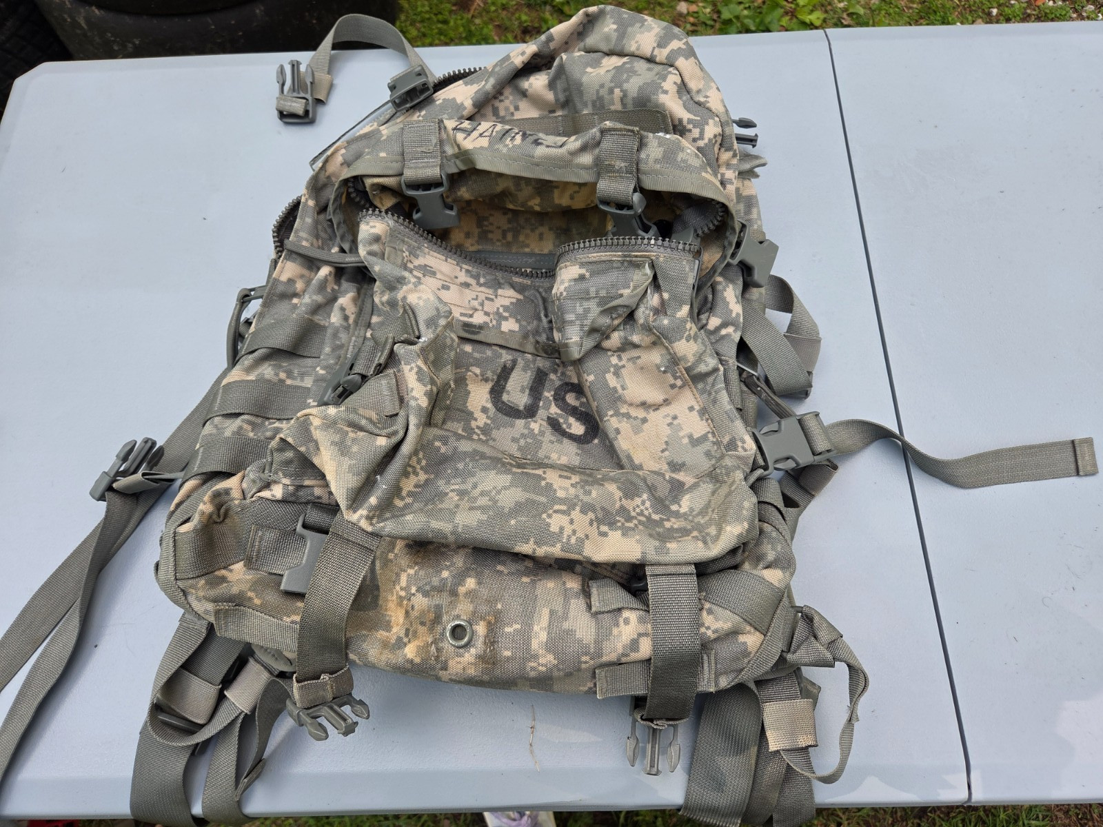 US MILITARY 3 DAY ASSAULT PACK Heavy Duty MOLLE ACU BACKPACK w/STIFFENER MINT