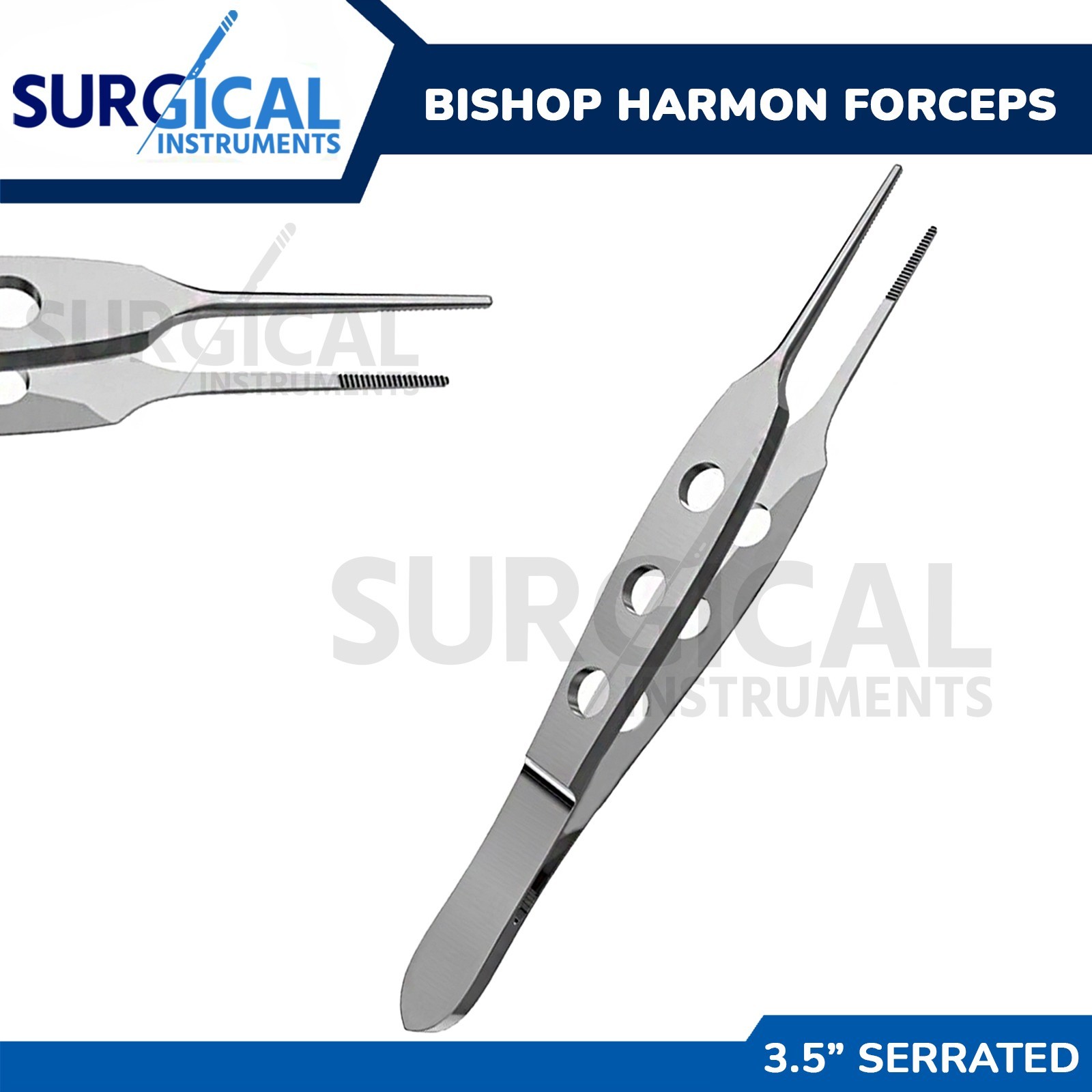 Bishop Harmon Micro Dressing Forceps Surgical Instruments Stainless German Grade
