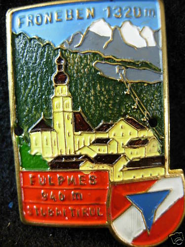 Fulpmes Stubal Tirol Hiking medallion stocknagel G1447