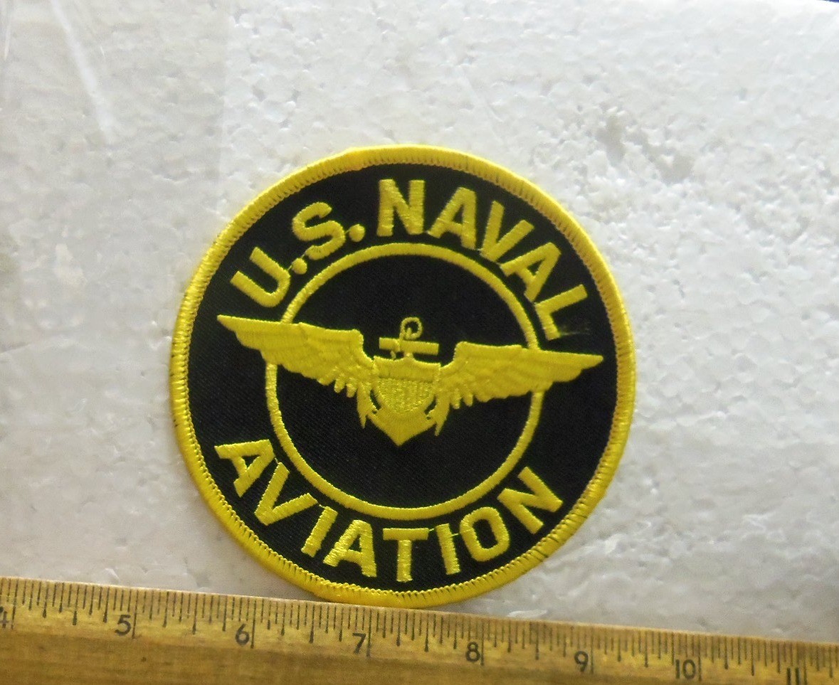 Large U. S. Naval – Aviation Embroidered Patch (NOS)