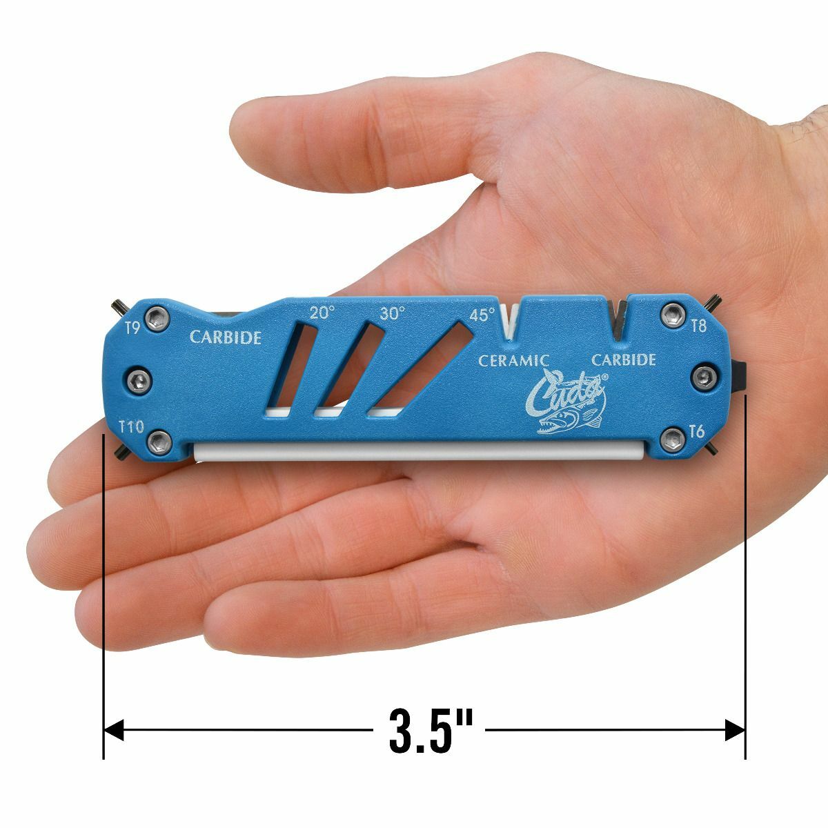 Camillus Cuda Knife Shield & Hook Sharpener Angles Carbide Ceramic Screwdriver