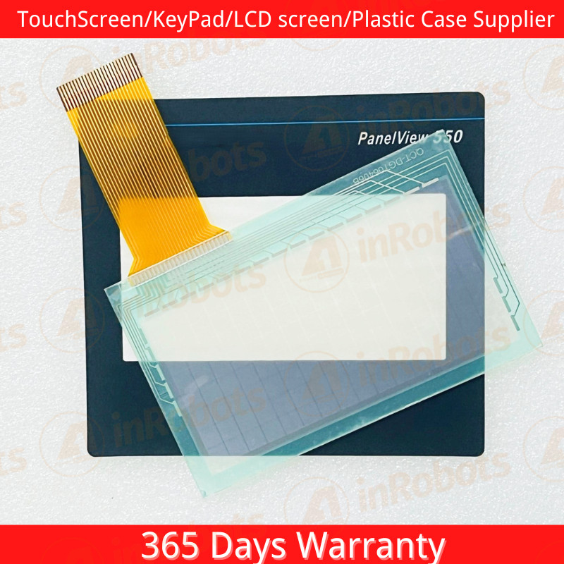 Touch Screen Panel Glass PanelView 550 2711-T5A3L1 2711-T5A5L1 + Overlay Film
