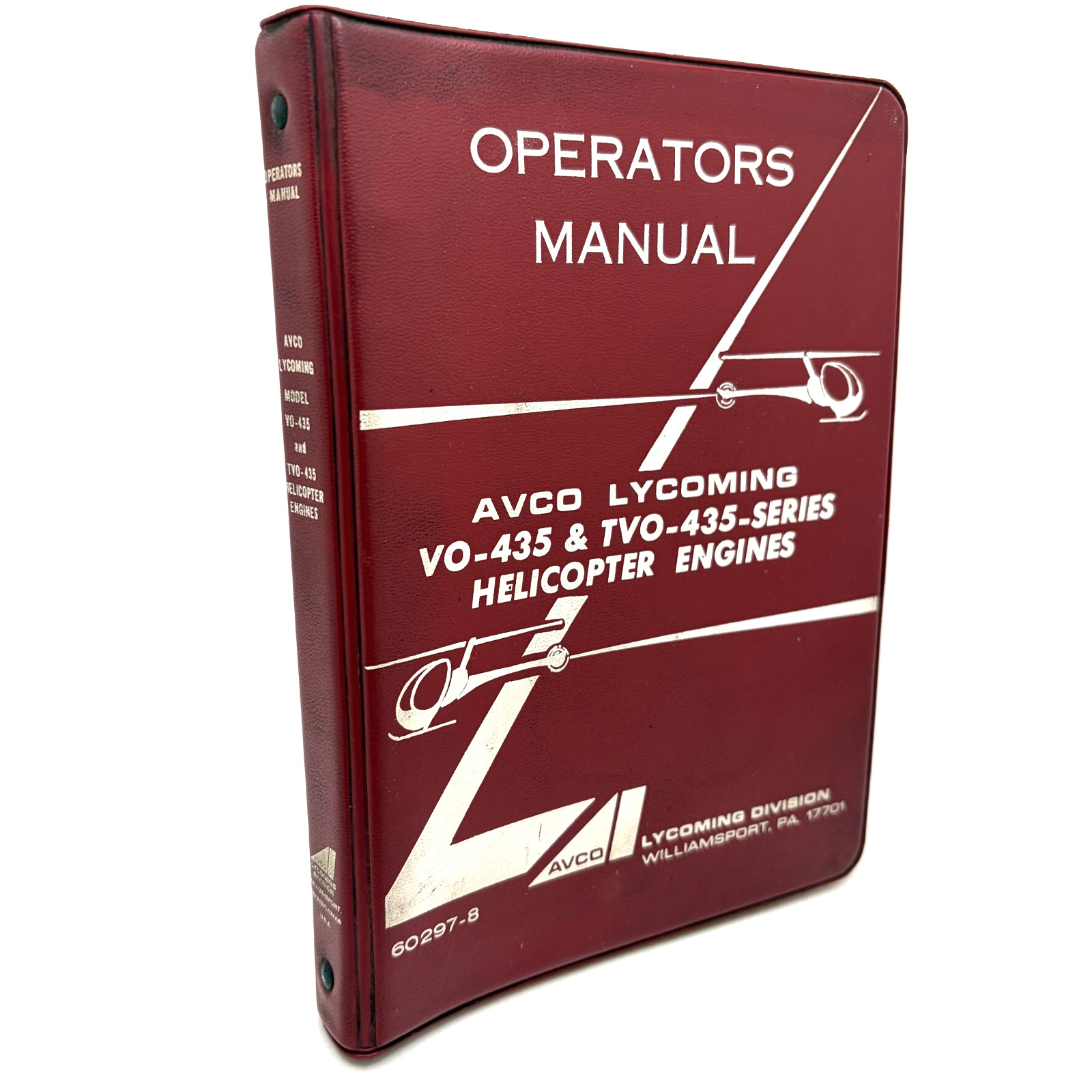 Avco Lycoming VO-435 & TVO-435-Series Engine Operator's Manual 60297-8