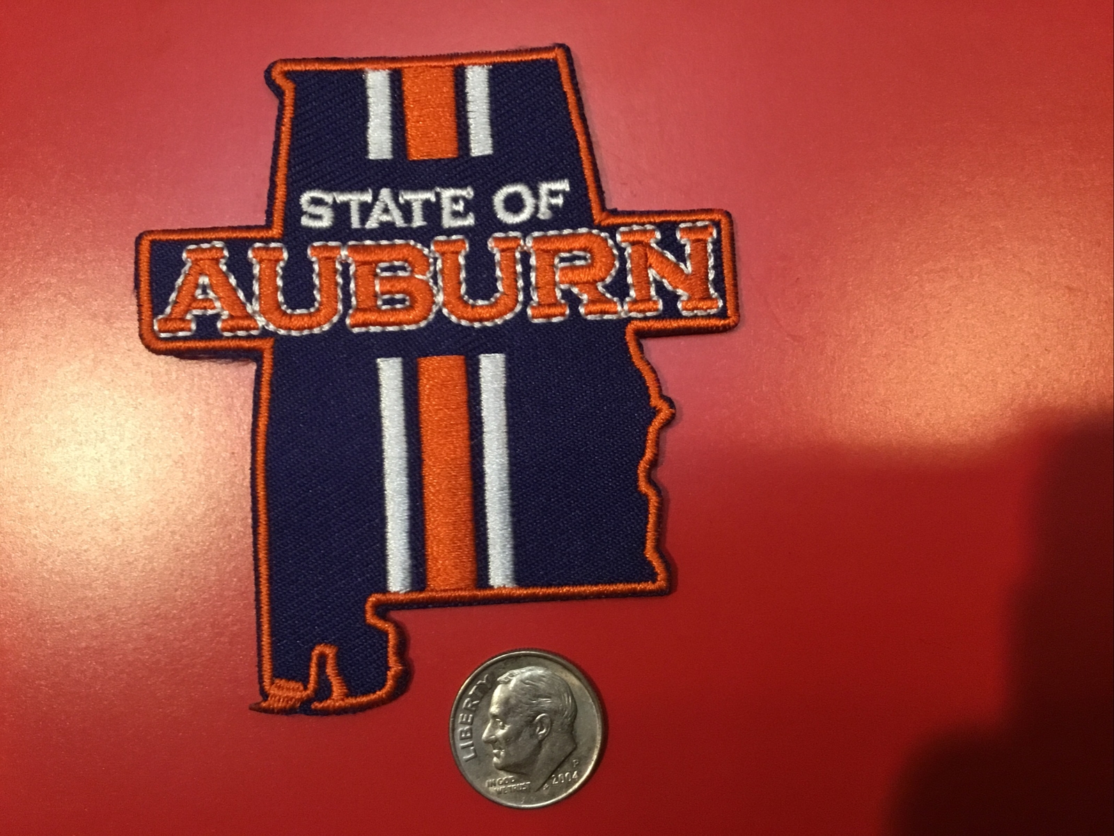 Auburn "War Eagle" Tigers Vintage Embroidered Iron On Patch 3” X 3”