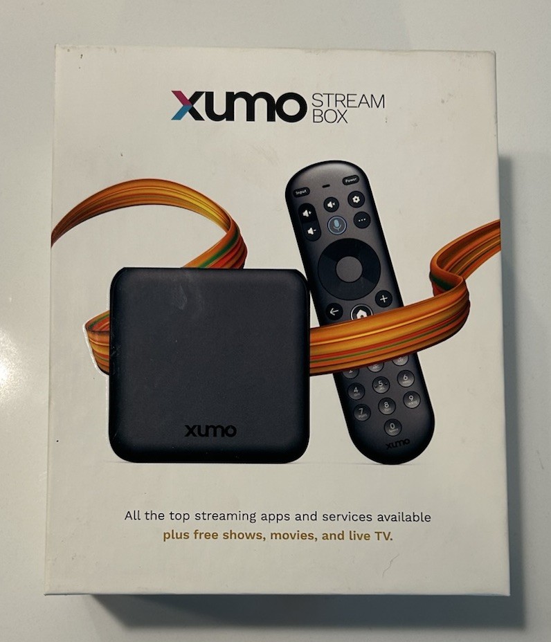 XUMO Stream Box - 4K UHD Streaming with Voice Search Model: SCXI11BEI