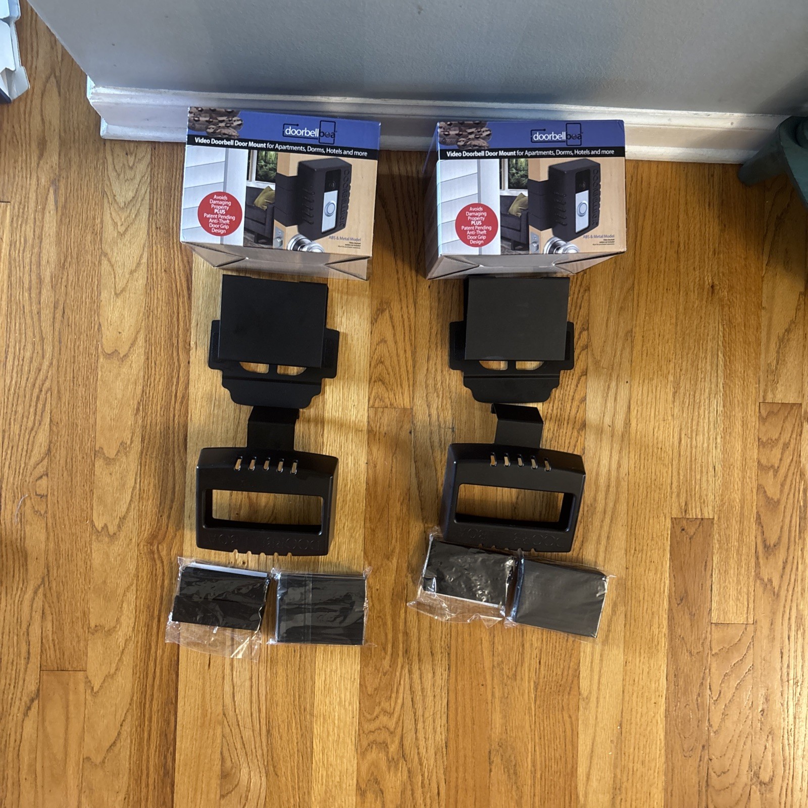 Two Anti-theft Ring Mount Door Mount Holder  Video Doorbell Open Box