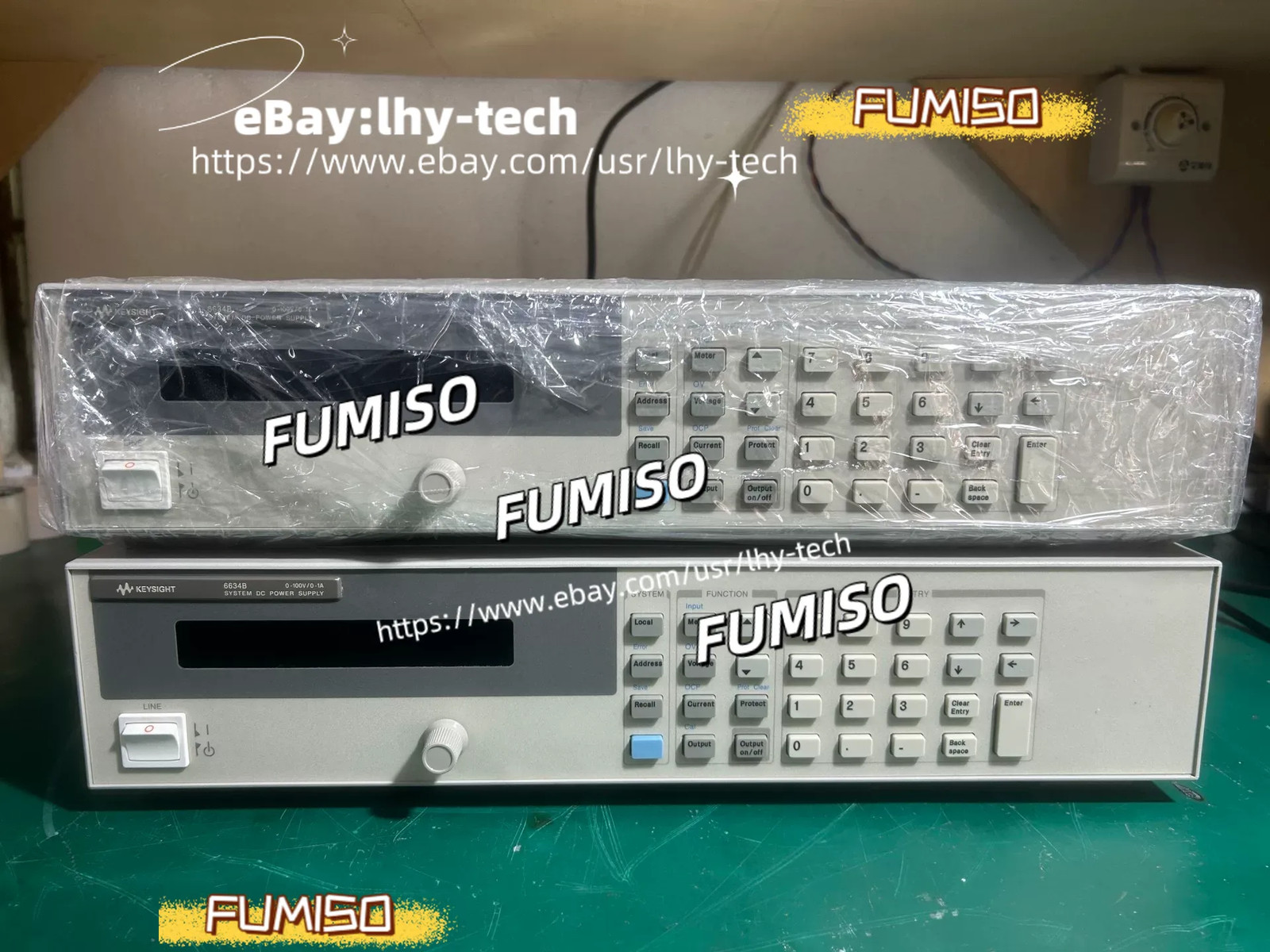 1PCS Keysight 6634B SYSTEM DC Power Supply 0-100V, 1A*IW&lhy