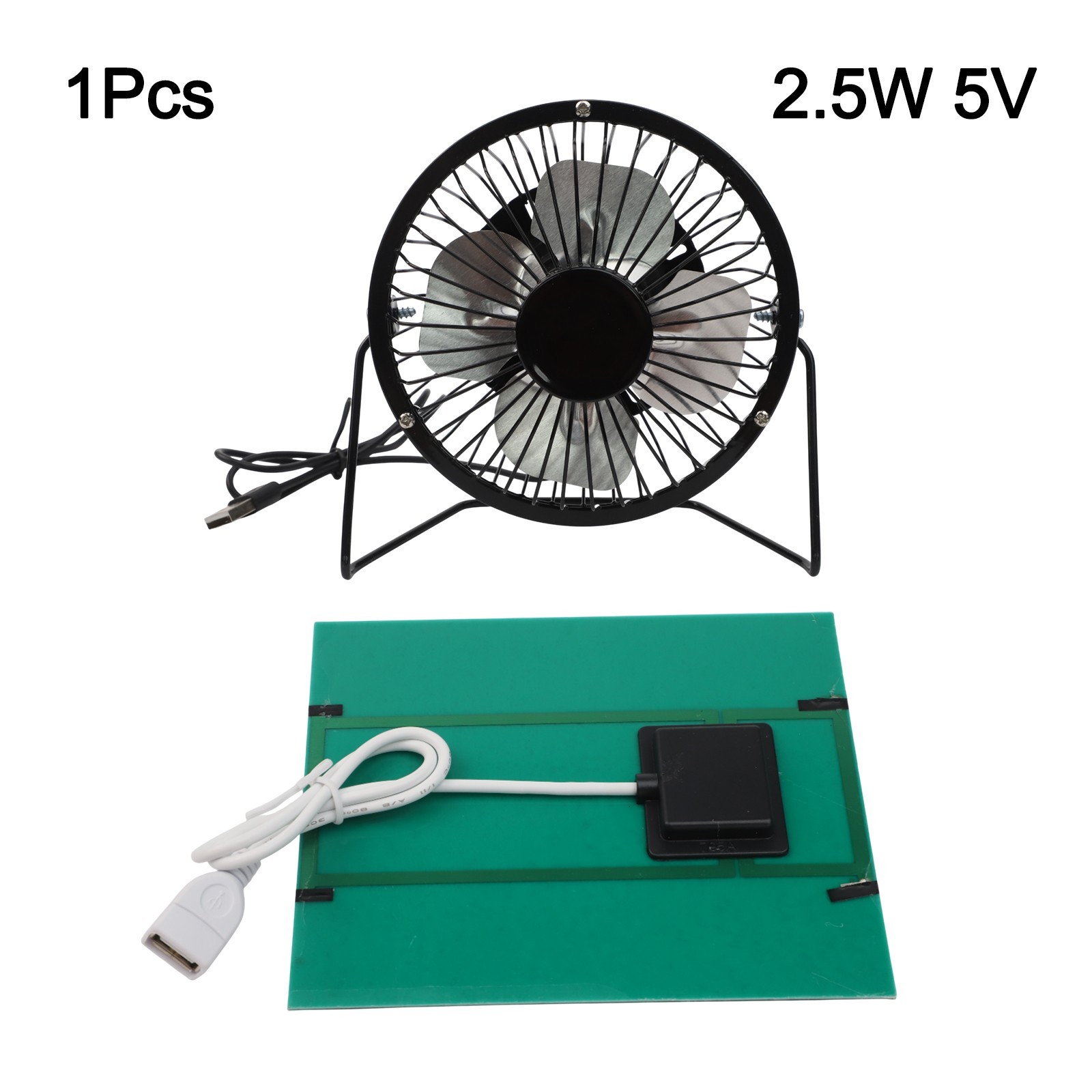 4 Inch 2 5W Solar Panel Fan Great for Enhancing Air Circulation Outdoors