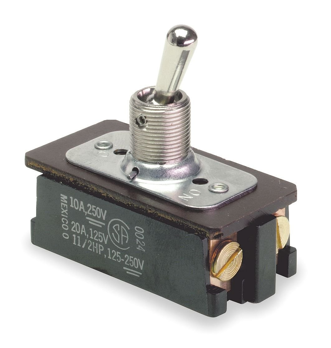 Carling Technologies EK20473 Toggle Switch DPDT 20A 250V Black Silver