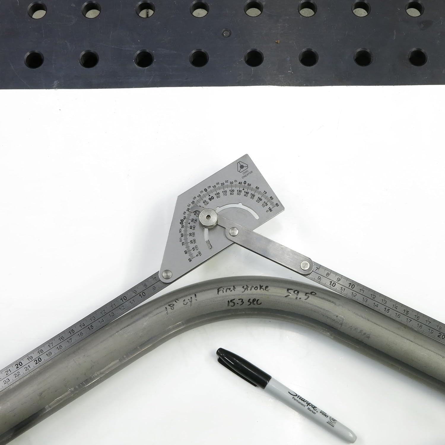 Stainless Steel Angle Finder Protractor For Tube Bending Or Sheet Metal Bending