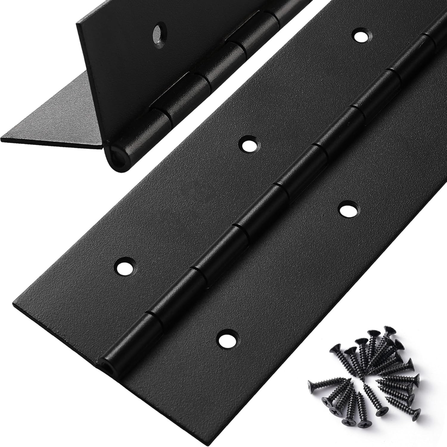 2 Pcs Heavy Duty Piano Hinge 36 Inch X 3 Inch Width, True 0.060'' Thick Stainles