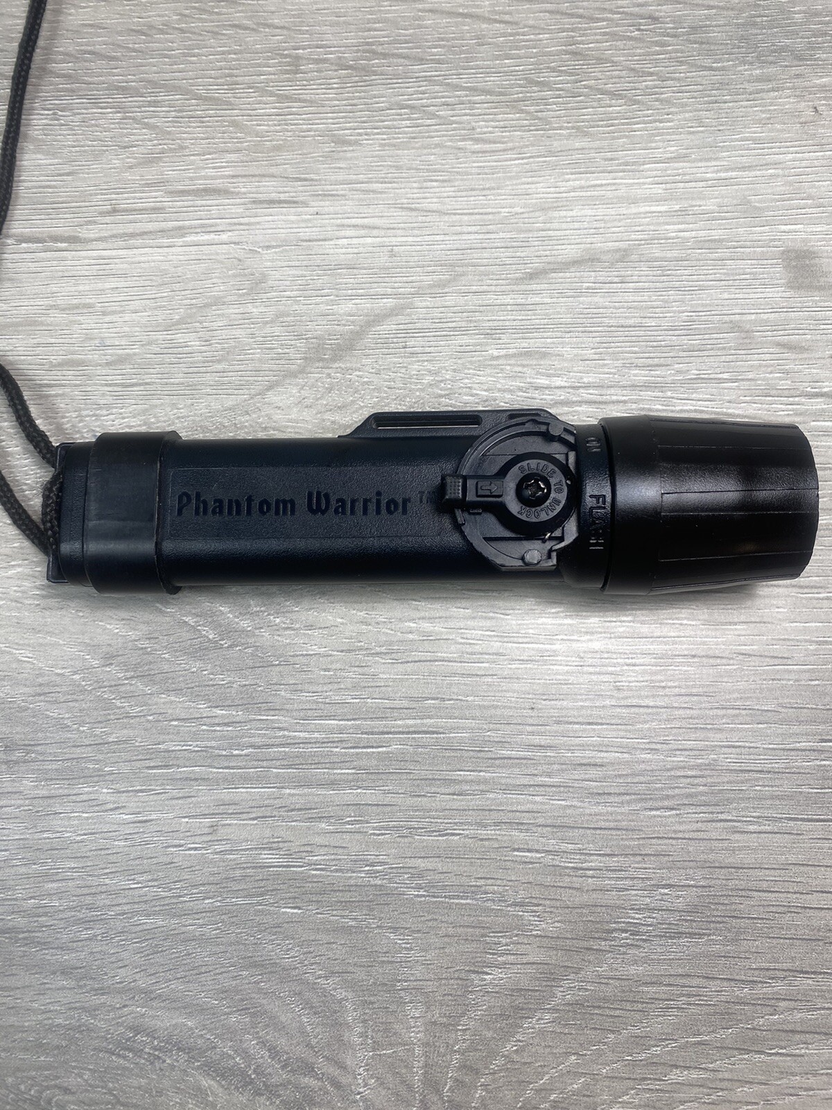 Phantom Warrior Flashlight Military Grade Black
