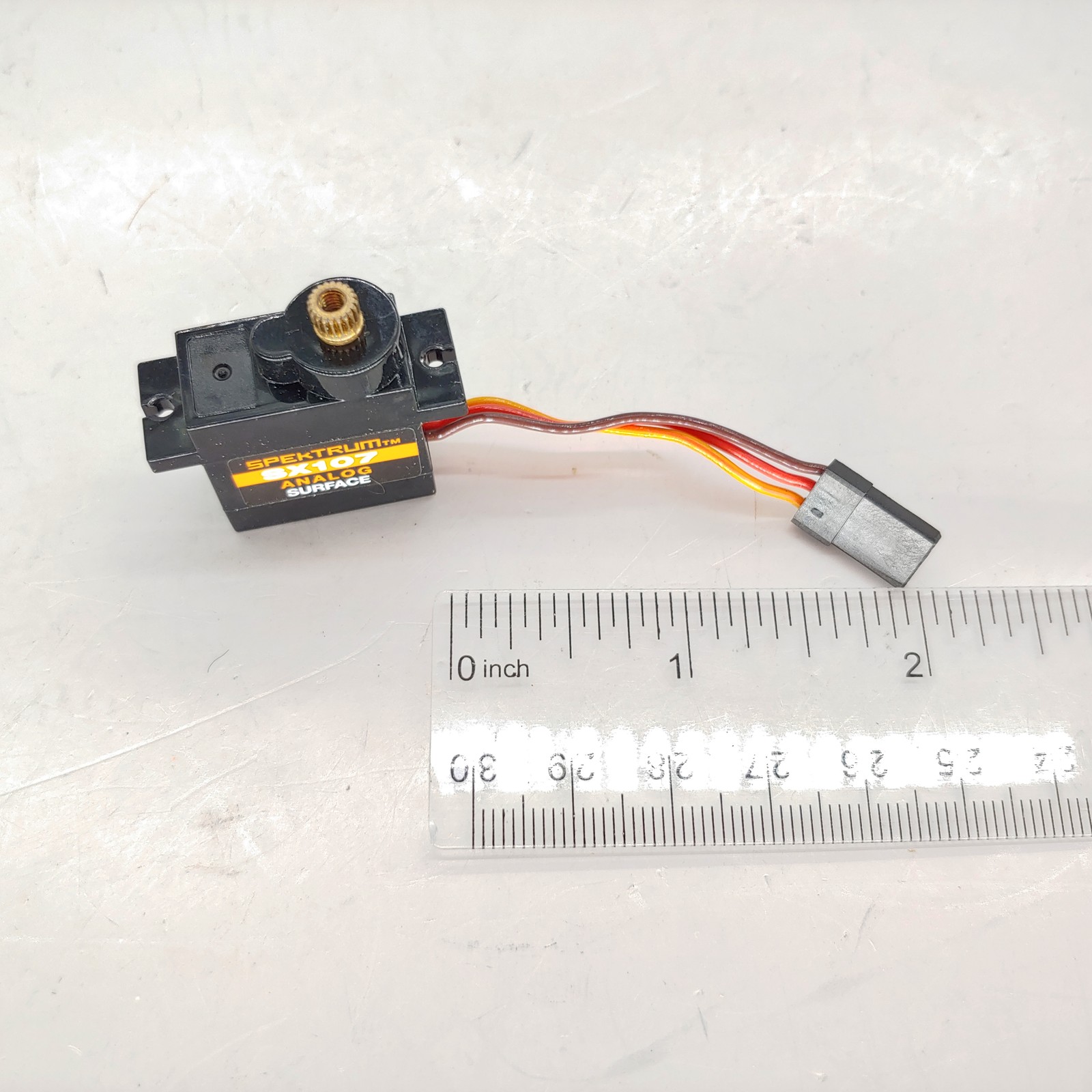 Spektrum SX107 Micro Metal Gear Servo SPMSSX107 Losi Mini-T SHORT WIRE
