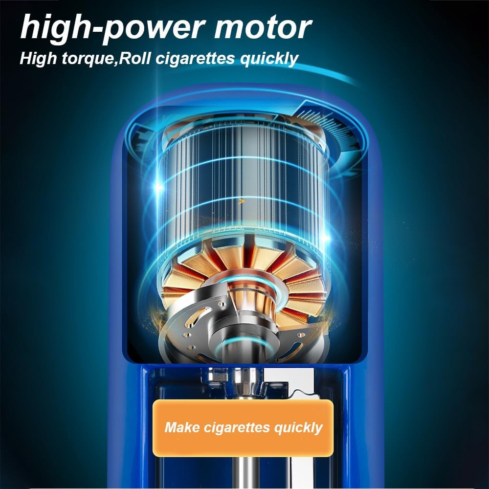 Cigarette Machine Automatic Electric Rolling Roller Tobacco Injector Maker US