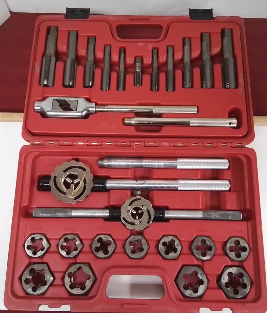 MAC Tools TD25SAES-US 25 Piece SAE Tap And HEX Die Set