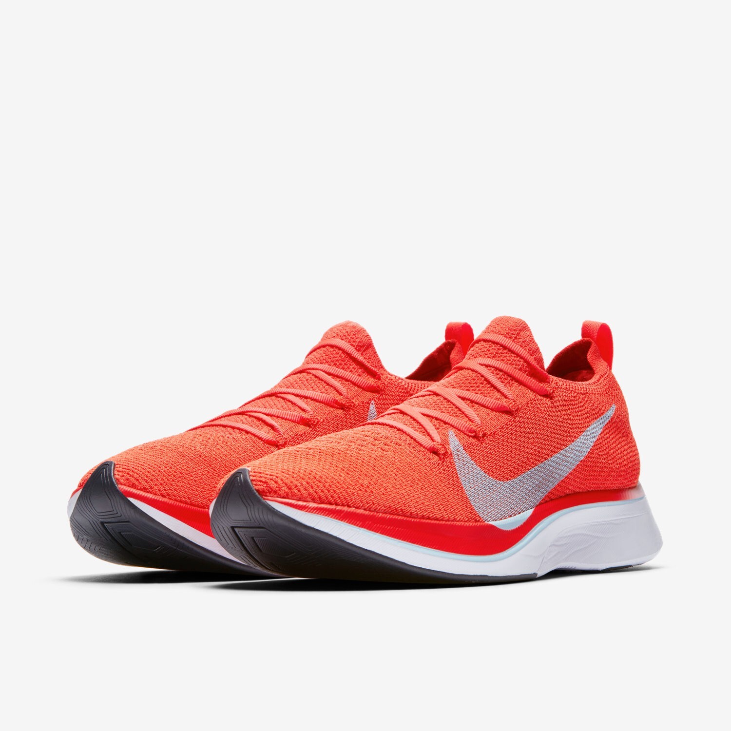 Nike Vaporfly 4% Flyknit Men 4.5 / Women 6 Bright Crimson AJ3857-600 Ice Blue OG