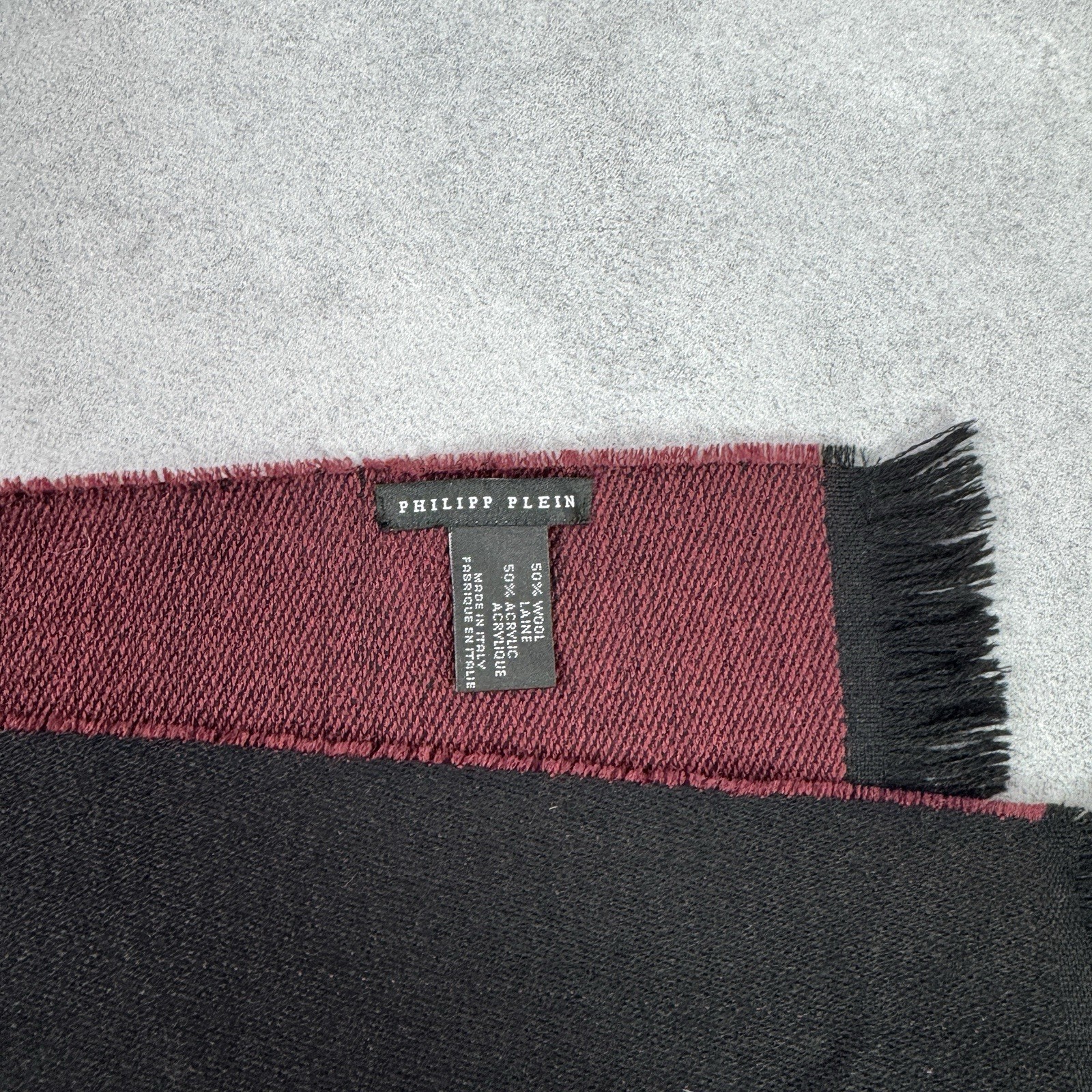 Philipp Plein Men Scarf Big Logo