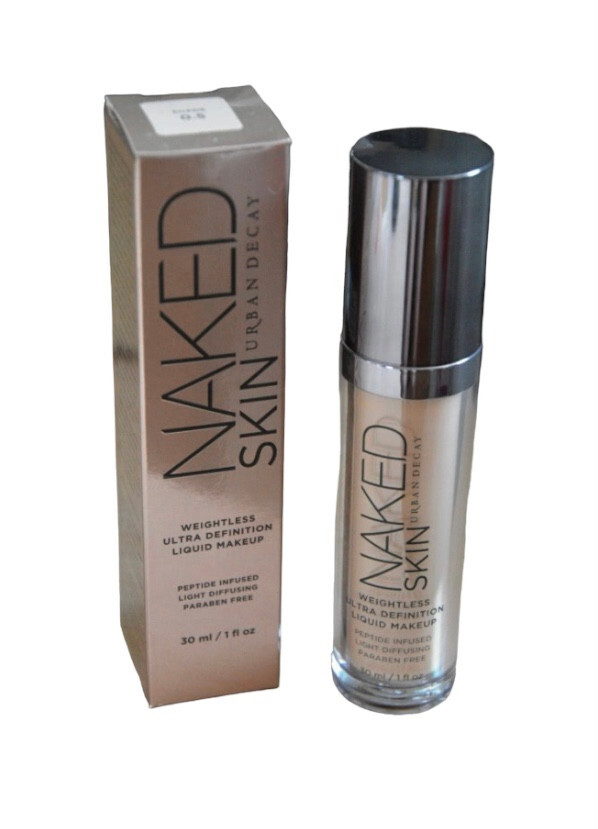 NIB URBAN DECAY NAKED SKIN WEIGHTLESS ULTRA DEFINITION LIQUID MAKEUP SHADE 0.5