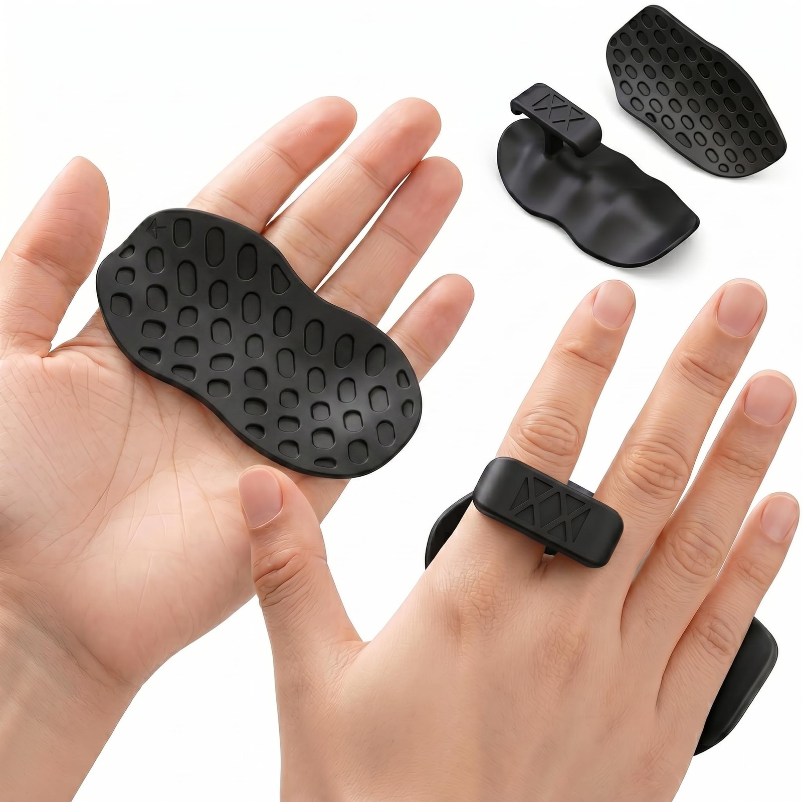 NADUSEP Gym Grips Anti-Slip for Weight Lifting – Silicone Workout Grips Pads ...