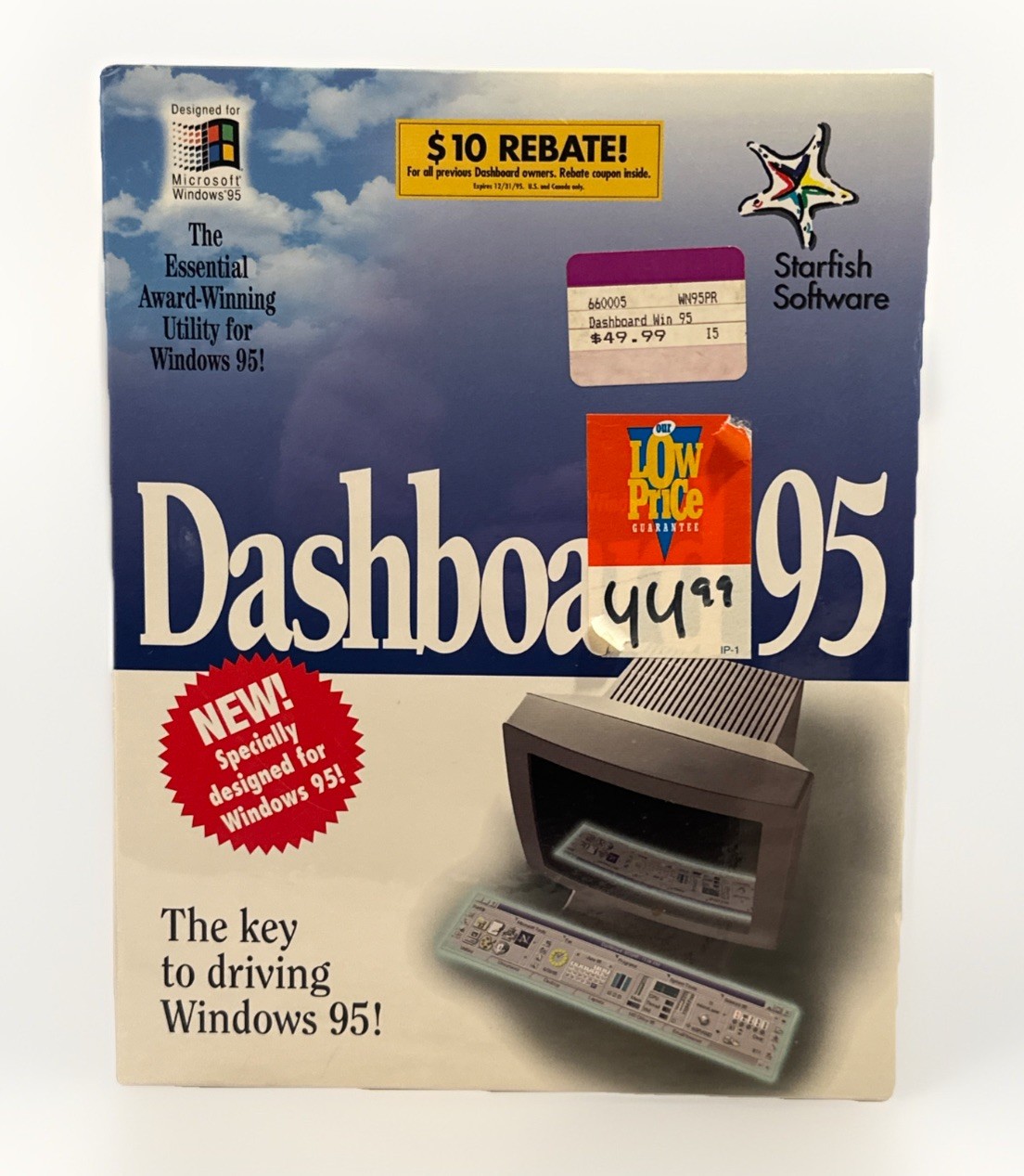 Dashboard 2.0 Windows 95 PC CD-ROM Edition Starfish RARE FACTORY SEALED NEW