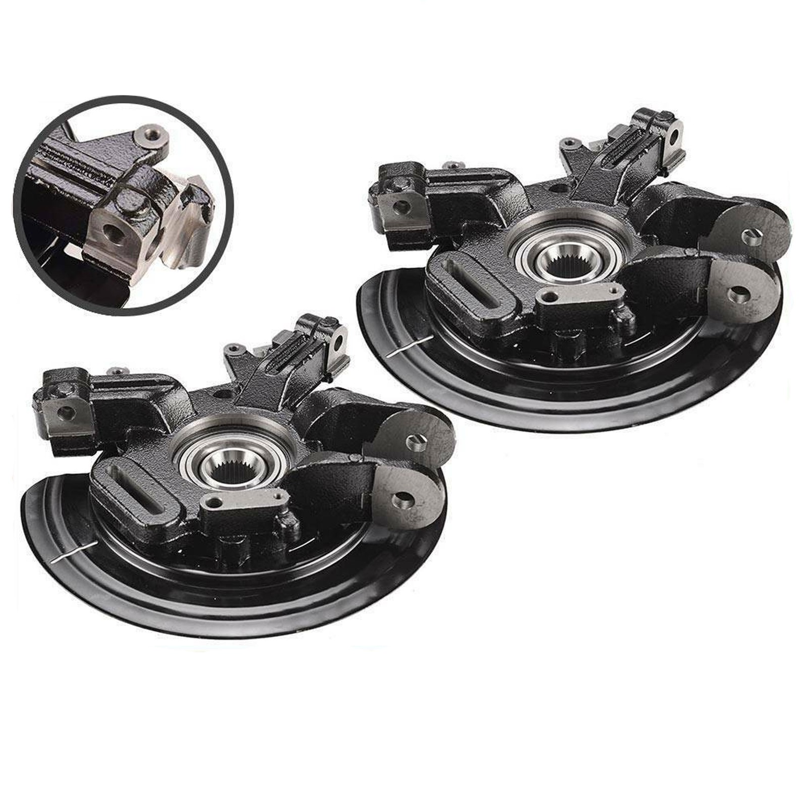 Pair Rear Wheel Hub Steering Knuckle Assembly For 2002-2005 Ford Explorer