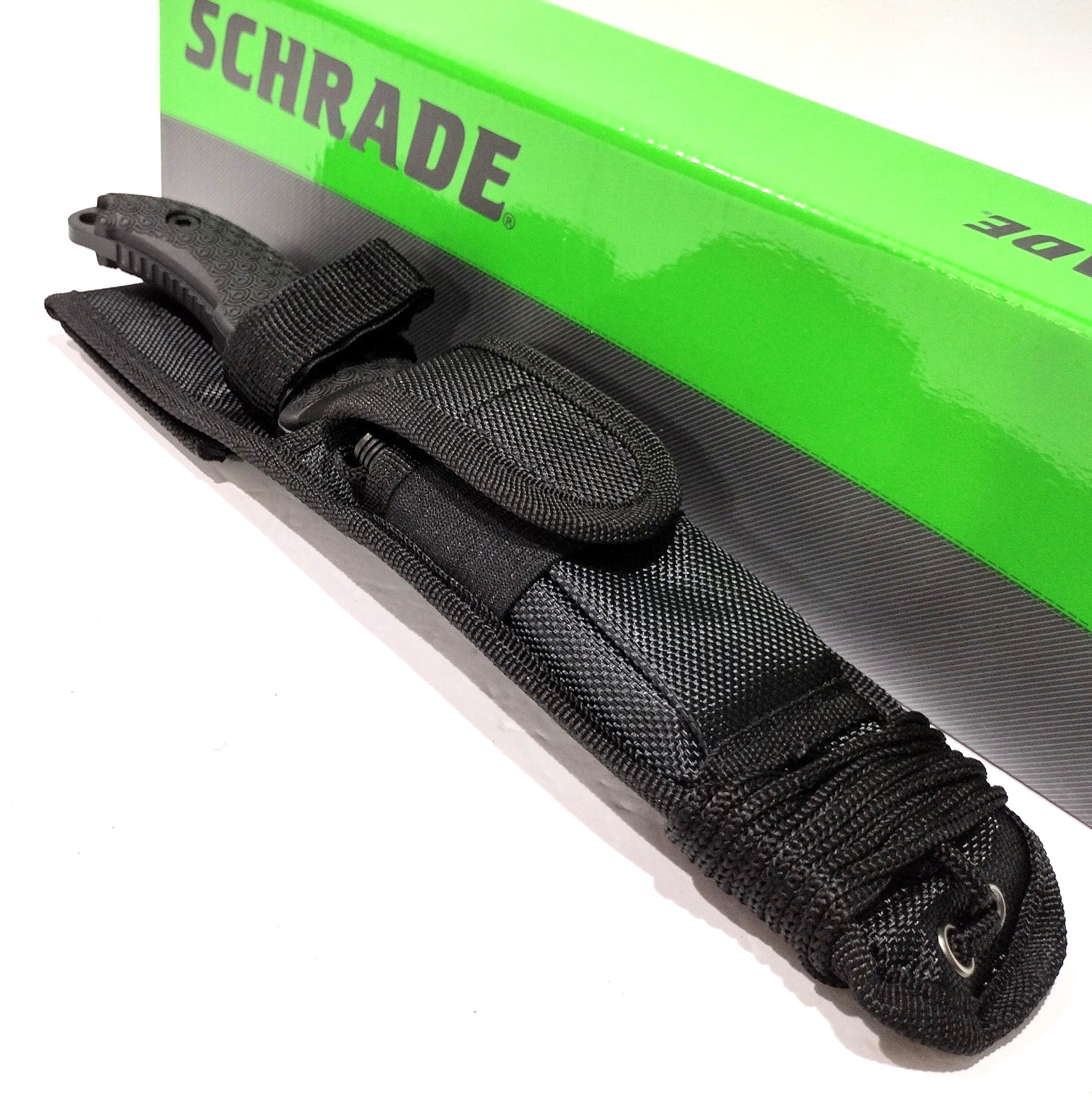 Schrade Large Frontier Fixed Blade 10.25" Full Tang Knife Fire Starter SCHF36