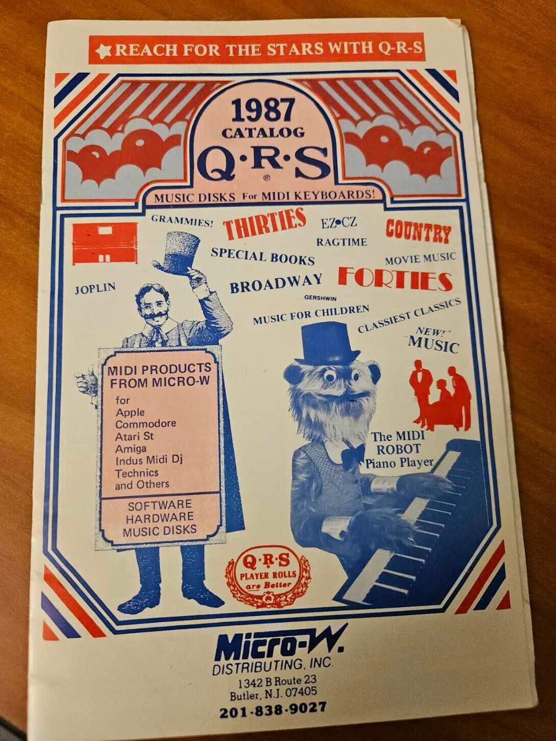 MIDI Magic Q R S Digital Music # 158 by Micro-W DISTRIBUTING or Atari