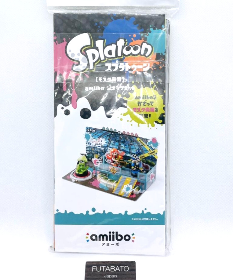 Nintendo Splatoon amiibo Diorama kit Mozuku Farm Video Game Limited Japan New