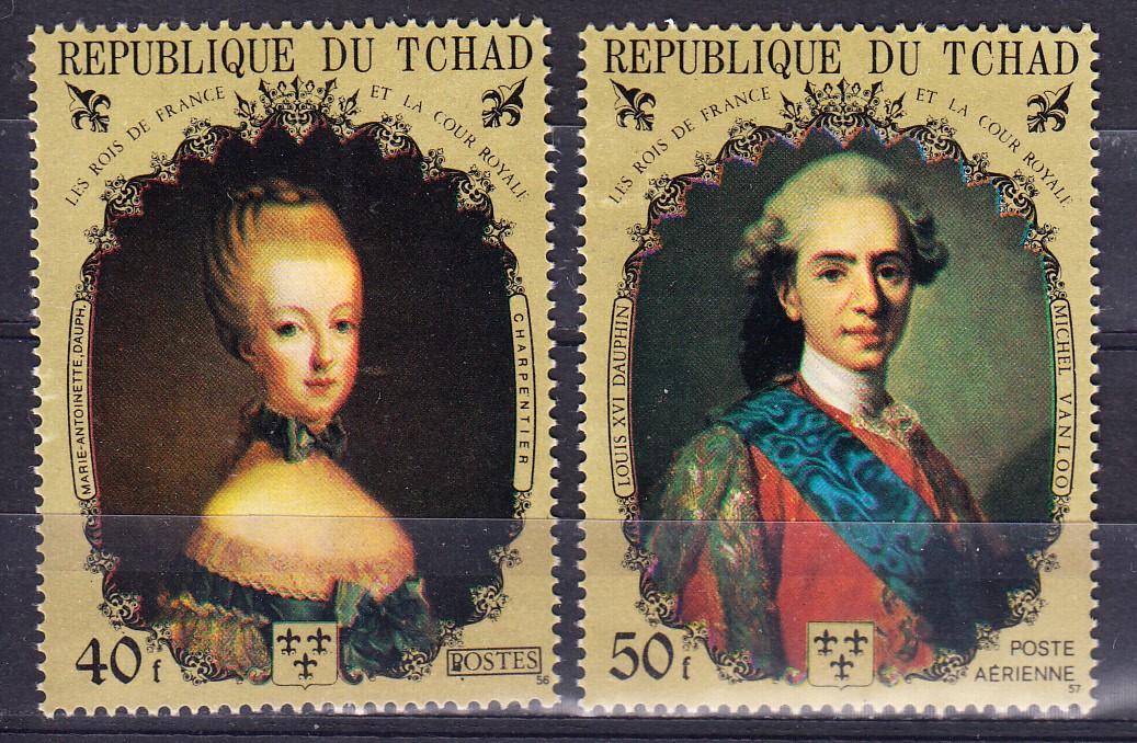 W CHAD 0232C (1-2) FRENCH ROYALTY