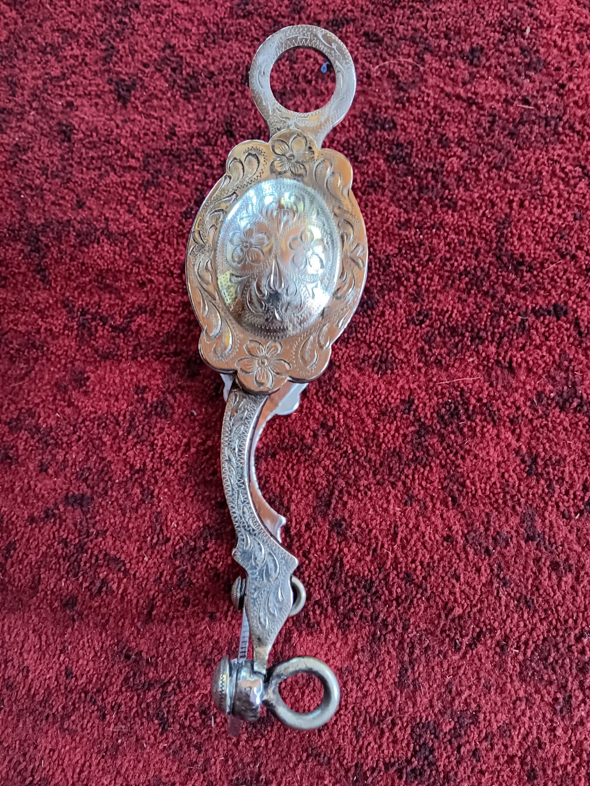 Silver Engraved Arabian/Light Breed Show Bit