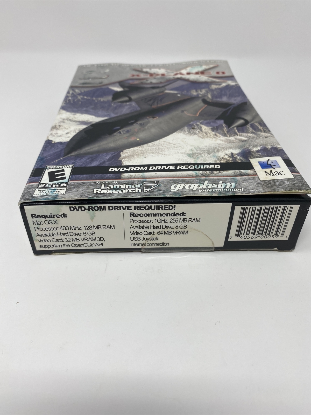 X-PLANE 8 Flight Simulator Mac OS X Graphsim Entertainment X Plane