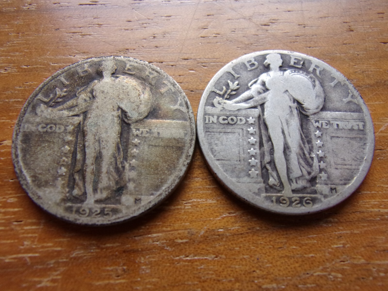 1925-P 1926-P STANDING LIBERTY QUARTER 90% SILVER INVESTMENT